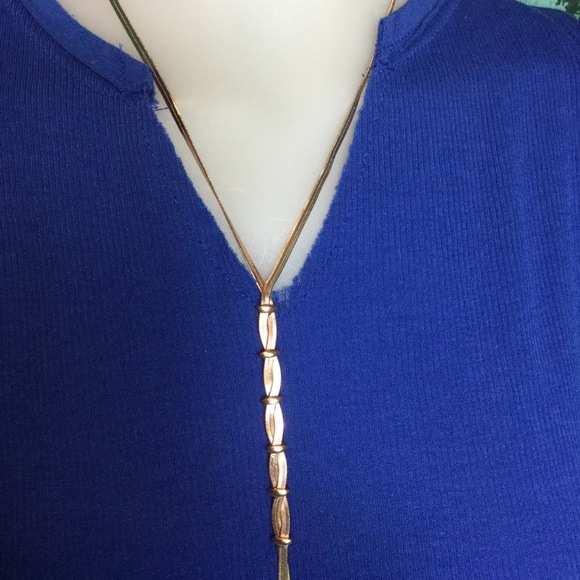 Free People Jewelry - NWT Free People Moon Beam Rose Metal Bolo